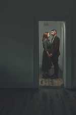 Actors Rachel McNamara & Ben Tari in Rabbit Hole at HotHouse Theatre