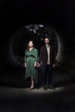 Actors Rachel McNamara & Ben Tari in Rabbit Hole at HotHouse Theatre